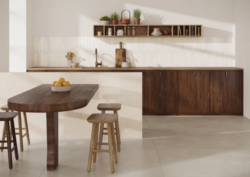 Calanque White Mix Brick 6,5x29,8, échantillon du carrelage céramique effet pierre naturelle gris clair