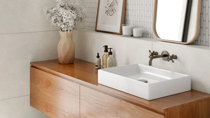 Porto Crema , texture close-up of the beige natural stone look ceramic tile
