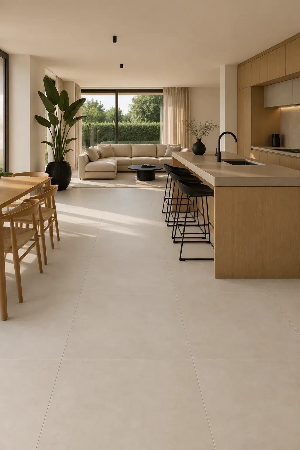 Carrelage LUSANO Sand en situation