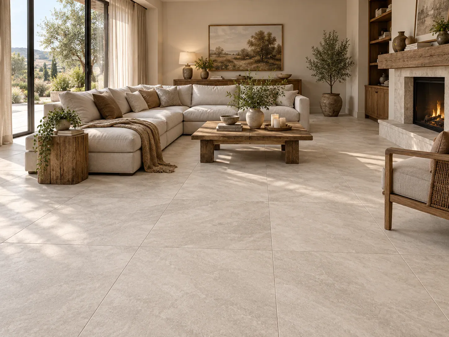 Carrelage Volterra Perla en situation