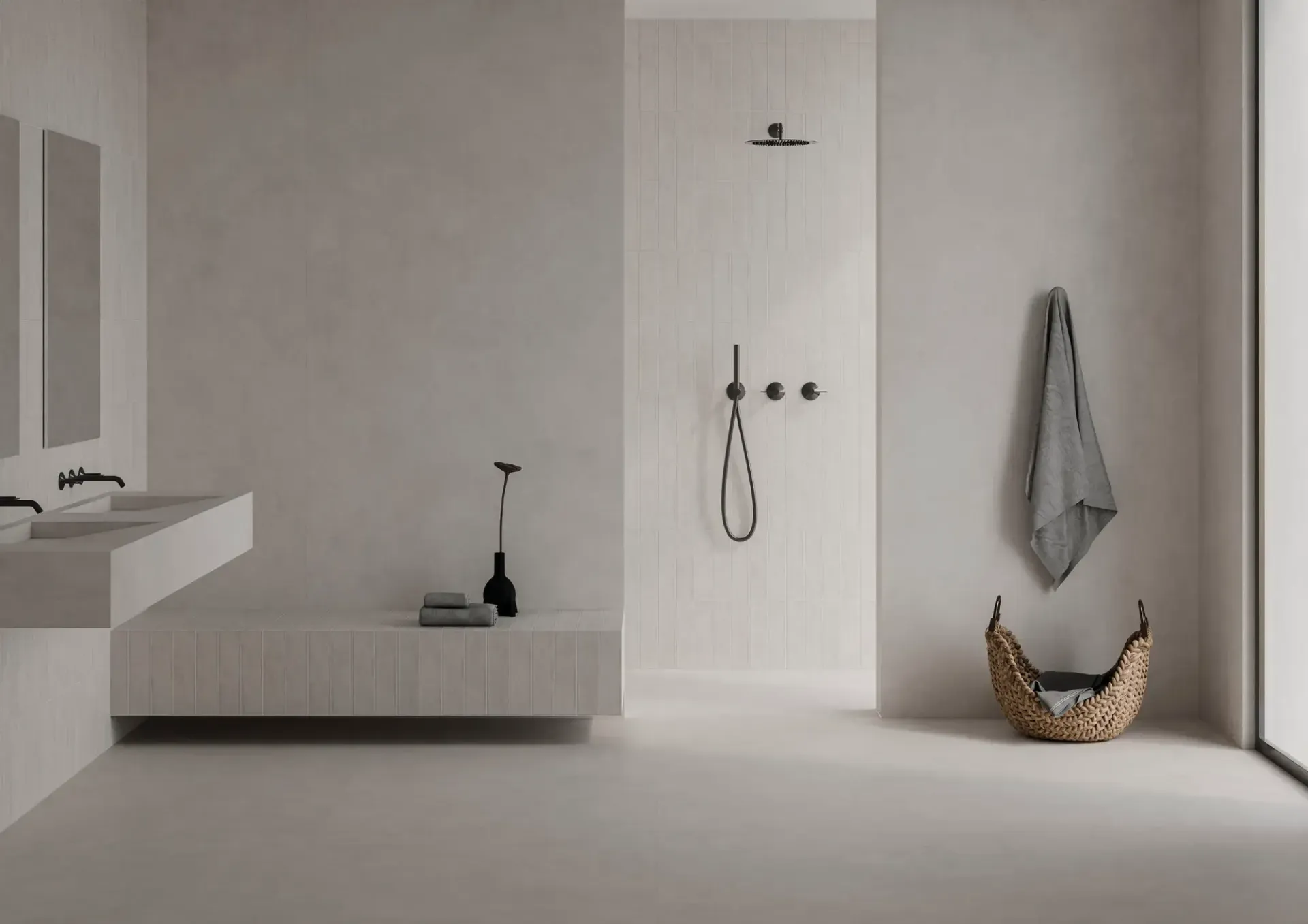 Zero Perla tiles in situ